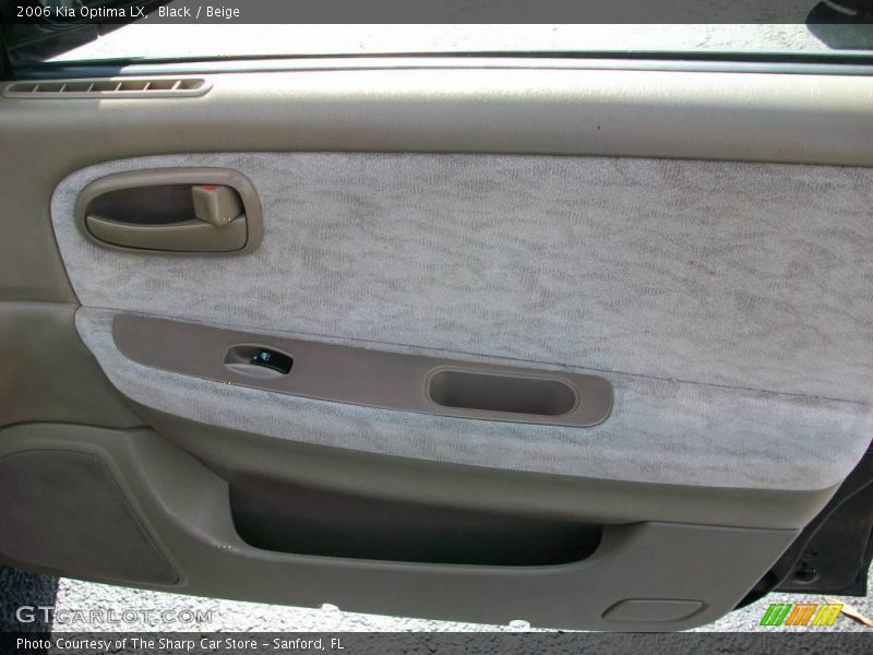 Black / Beige 2006 Kia Optima LX