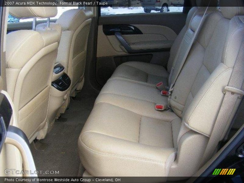 Formal Black Pearl / Taupe 2007 Acura MDX Technology