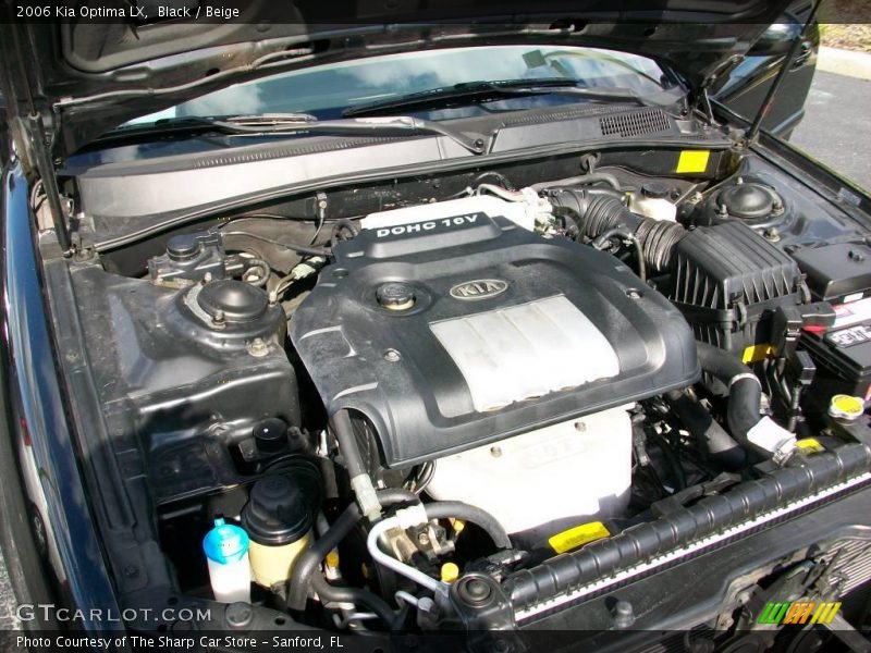 Black / Beige 2006 Kia Optima LX