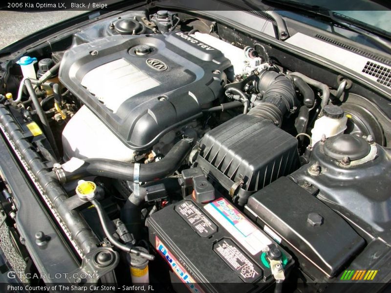 Black / Beige 2006 Kia Optima LX