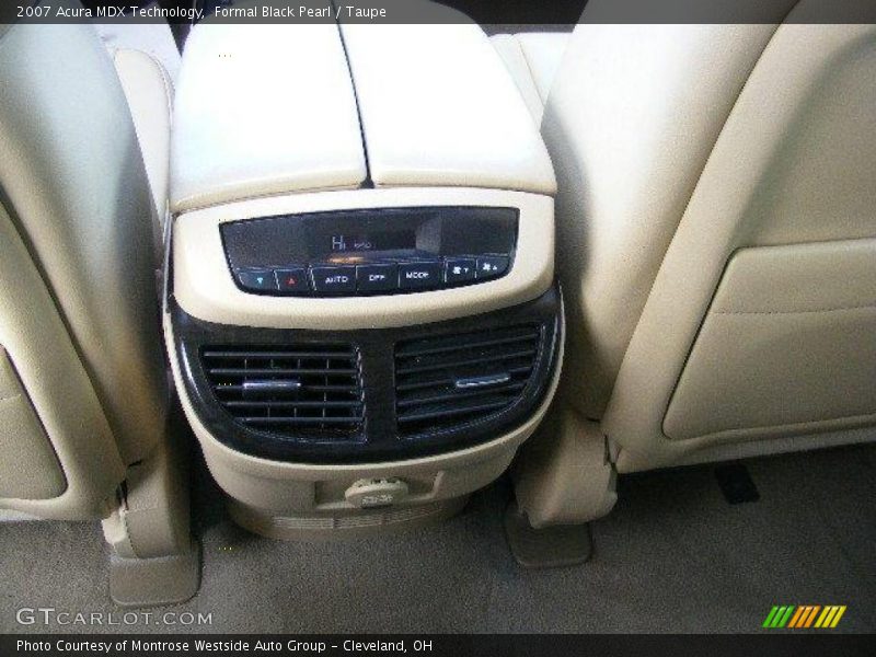 Formal Black Pearl / Taupe 2007 Acura MDX Technology