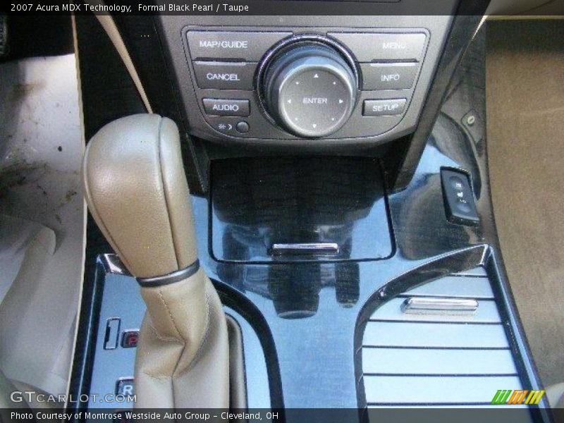Formal Black Pearl / Taupe 2007 Acura MDX Technology