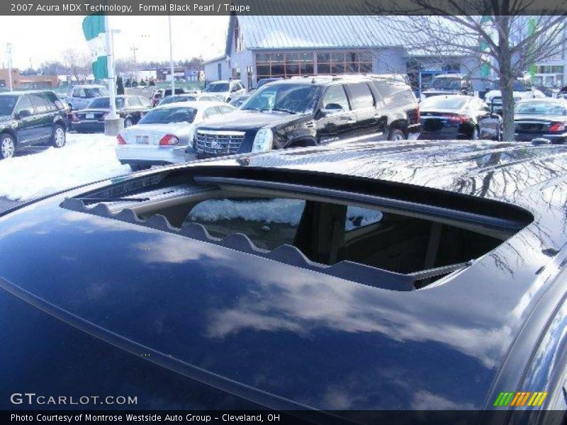 Formal Black Pearl / Taupe 2007 Acura MDX Technology