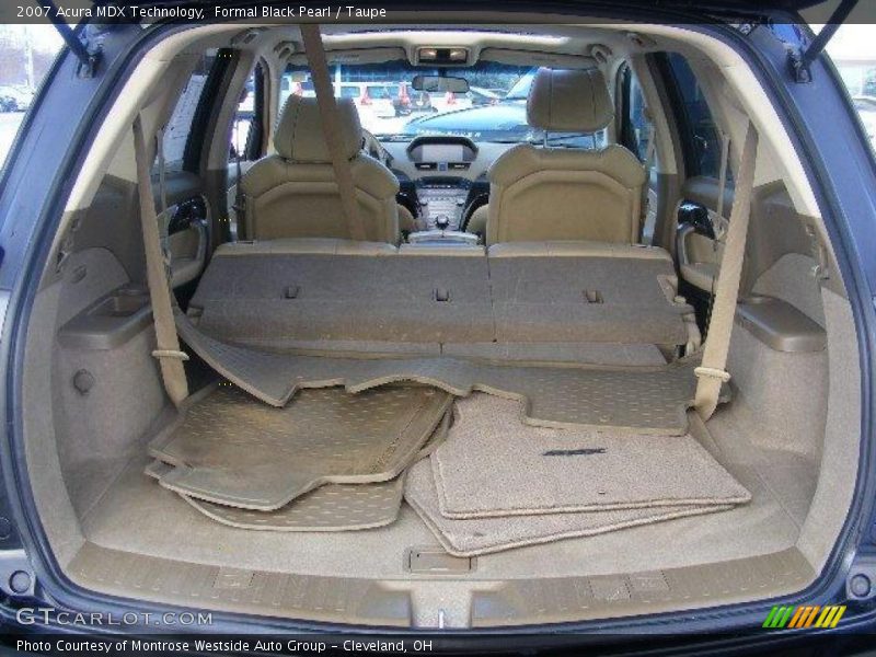 Formal Black Pearl / Taupe 2007 Acura MDX Technology