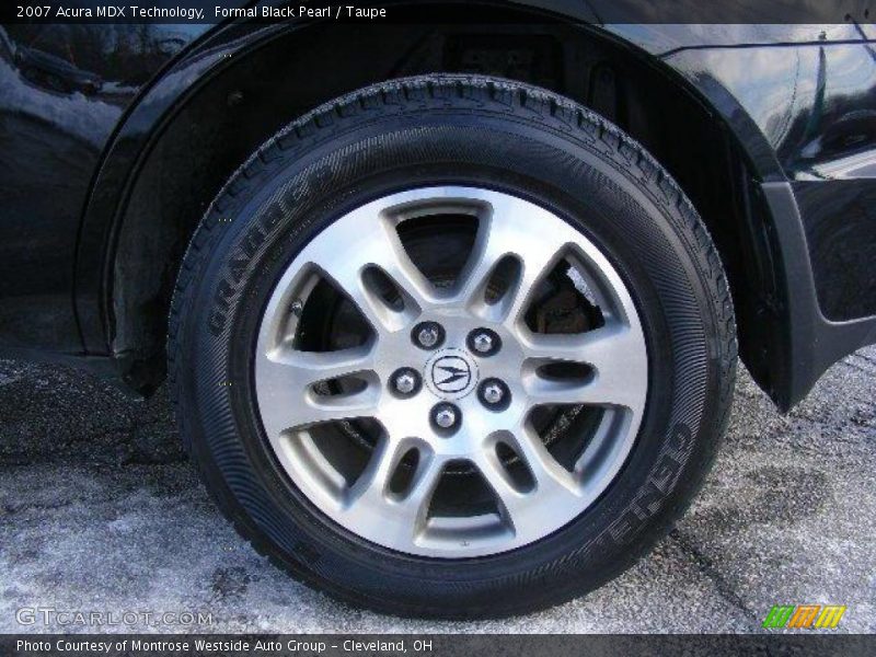 Formal Black Pearl / Taupe 2007 Acura MDX Technology