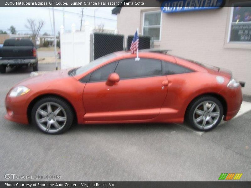 Sunset Orange Pearlescent / Terra Cotta 2006 Mitsubishi Eclipse GT Coupe