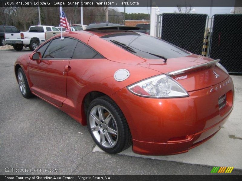 Sunset Orange Pearlescent / Terra Cotta 2006 Mitsubishi Eclipse GT Coupe