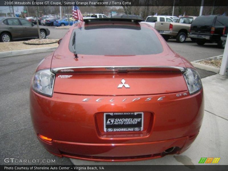 Sunset Orange Pearlescent / Terra Cotta 2006 Mitsubishi Eclipse GT Coupe