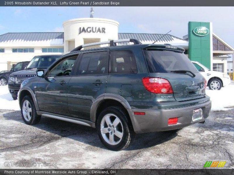 Lofty Green Pearl / Sandblast Beige 2005 Mitsubishi Outlander XLS