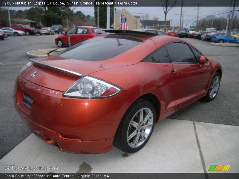 Sunset Orange Pearlescent / Terra Cotta 2006 Mitsubishi Eclipse GT Coupe