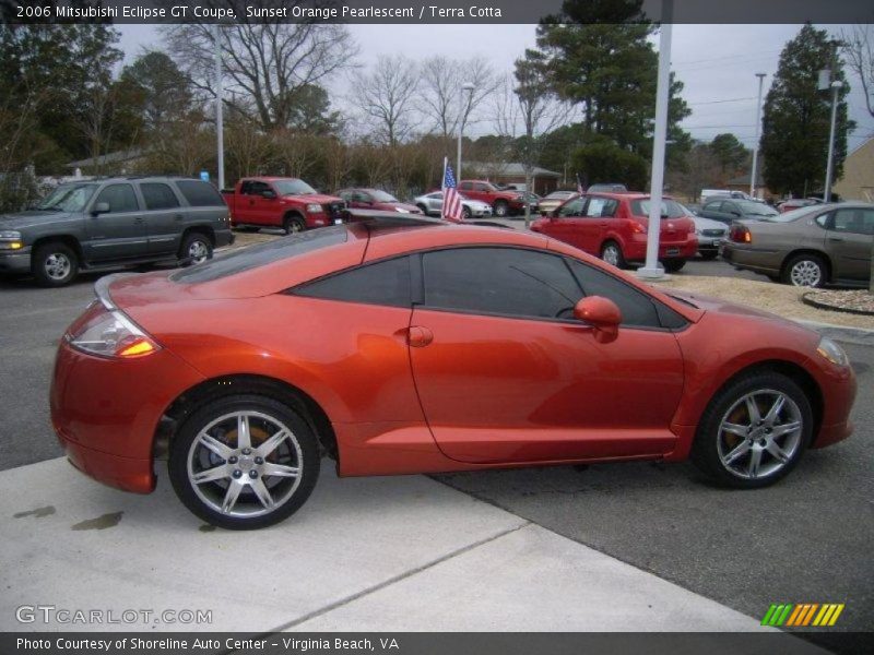 Sunset Orange Pearlescent / Terra Cotta 2006 Mitsubishi Eclipse GT Coupe