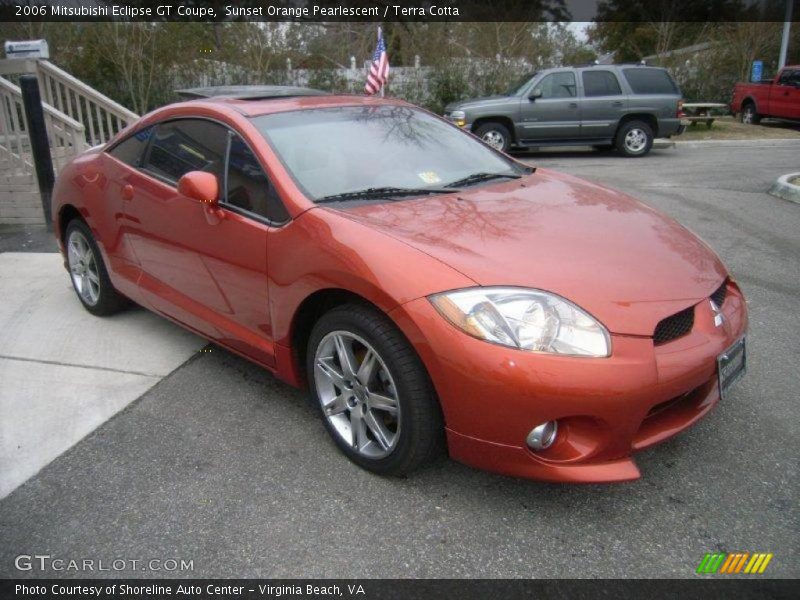 Sunset Orange Pearlescent / Terra Cotta 2006 Mitsubishi Eclipse GT Coupe