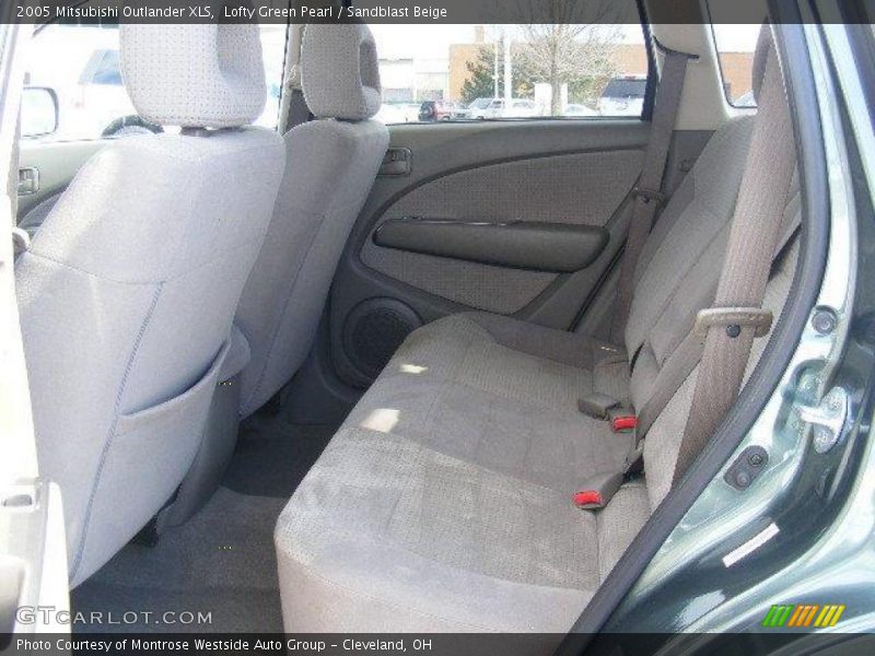 Lofty Green Pearl / Sandblast Beige 2005 Mitsubishi Outlander XLS