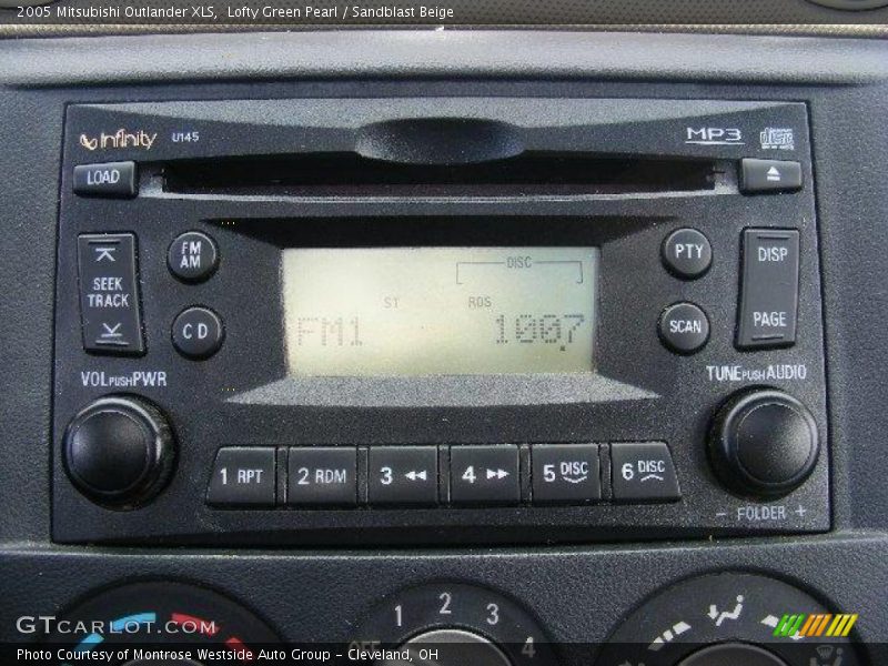 Lofty Green Pearl / Sandblast Beige 2005 Mitsubishi Outlander XLS