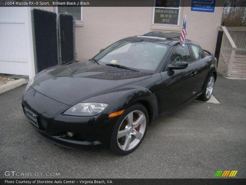 Brilliant Black / Black 2004 Mazda RX-8 Sport