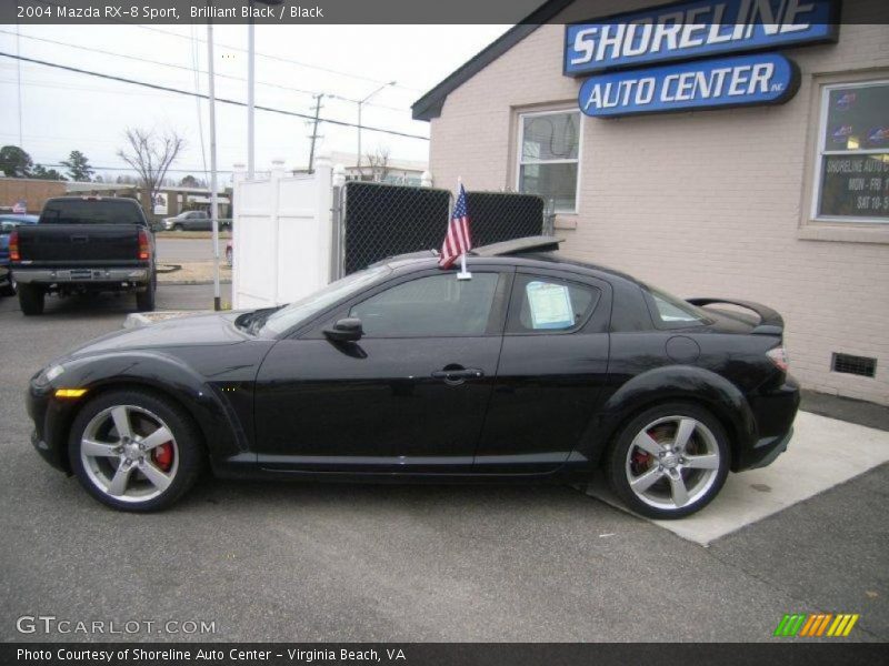 Brilliant Black / Black 2004 Mazda RX-8 Sport