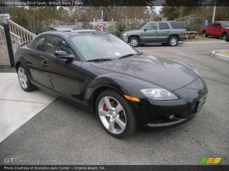 Brilliant Black / Black 2004 Mazda RX-8 Sport