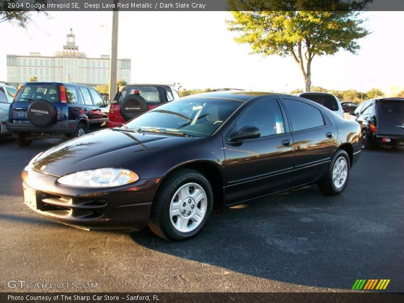 Deep Lava Red Metallic / Dark Slate Gray 2004 Dodge Intrepid SE