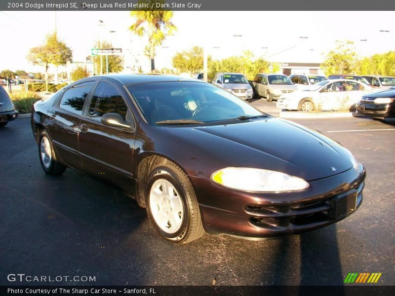 Deep Lava Red Metallic / Dark Slate Gray 2004 Dodge Intrepid SE