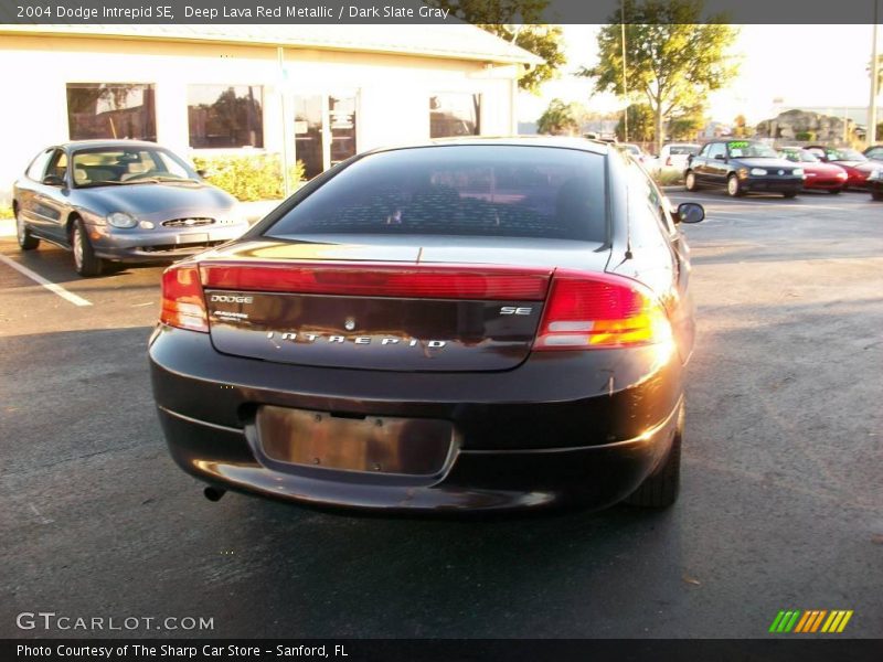 Deep Lava Red Metallic / Dark Slate Gray 2004 Dodge Intrepid SE