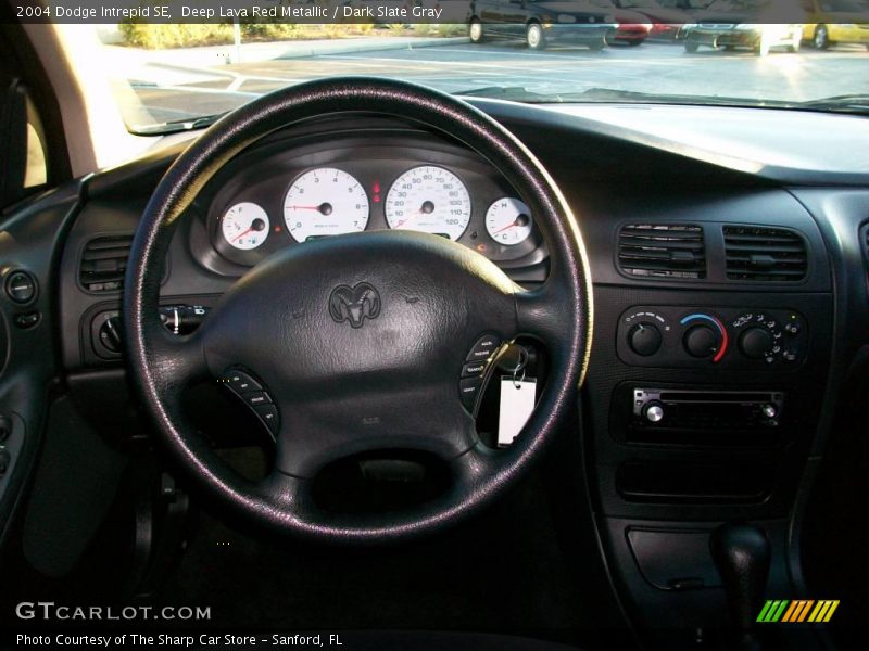 Deep Lava Red Metallic / Dark Slate Gray 2004 Dodge Intrepid SE