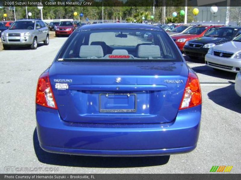 Cobalt Blue Metallic / Grey 2008 Suzuki Forenza