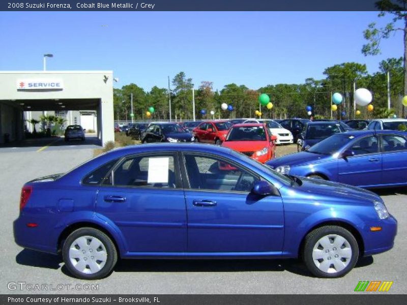 Cobalt Blue Metallic / Grey 2008 Suzuki Forenza