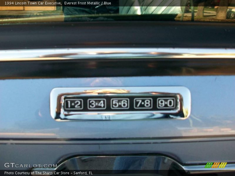 Everest Frost Metallic / Blue 1994 Lincoln Town Car Executive