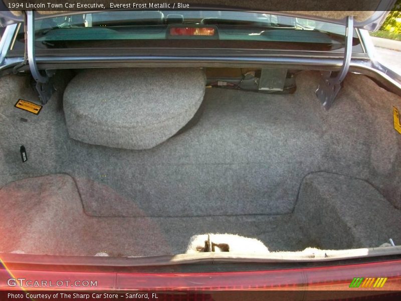 Everest Frost Metallic / Blue 1994 Lincoln Town Car Executive