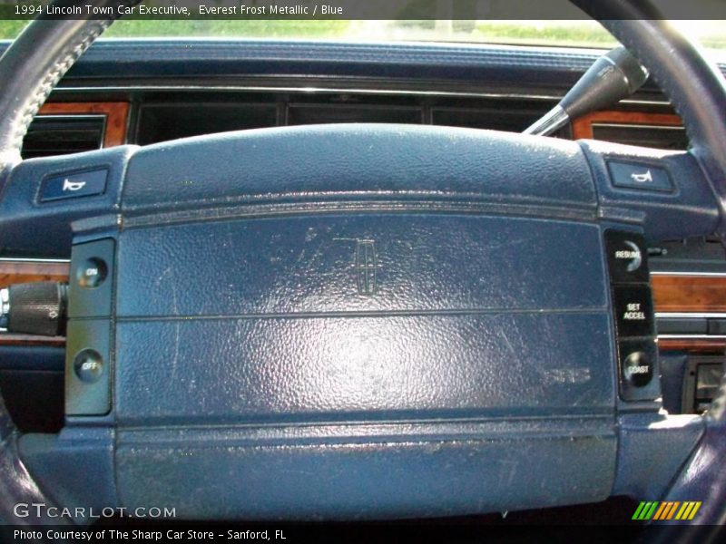 Everest Frost Metallic / Blue 1994 Lincoln Town Car Executive