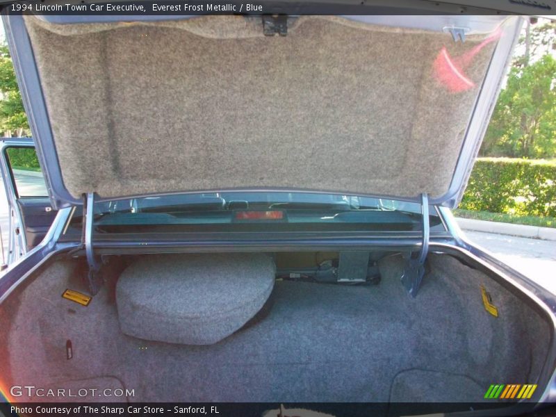 Everest Frost Metallic / Blue 1994 Lincoln Town Car Executive