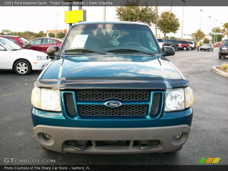 Tropic Green Metallic / Dark Graphite 2001 Ford Explorer Sport