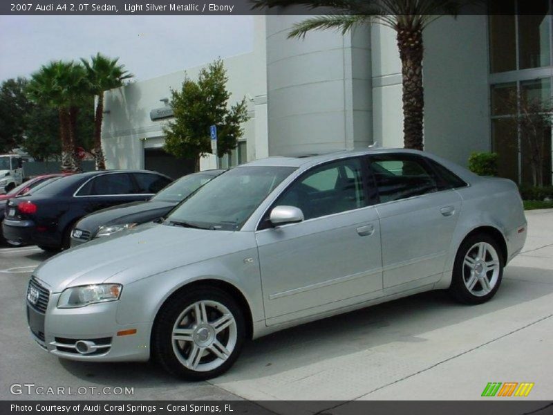 Light Silver Metallic / Ebony 2007 Audi A4 2.0T Sedan