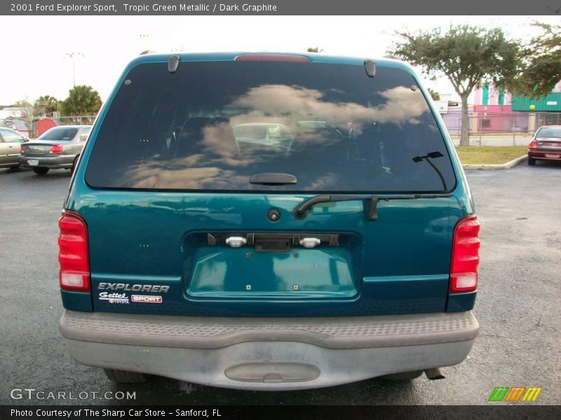 Tropic Green Metallic / Dark Graphite 2001 Ford Explorer Sport