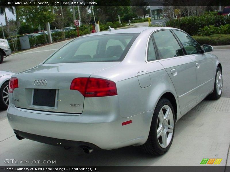 Light Silver Metallic / Ebony 2007 Audi A4 2.0T Sedan