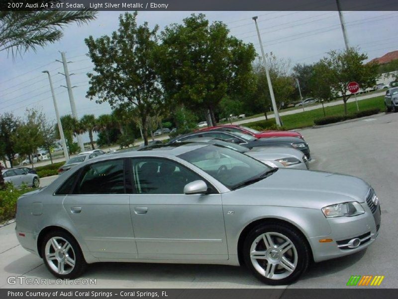 Light Silver Metallic / Ebony 2007 Audi A4 2.0T Sedan