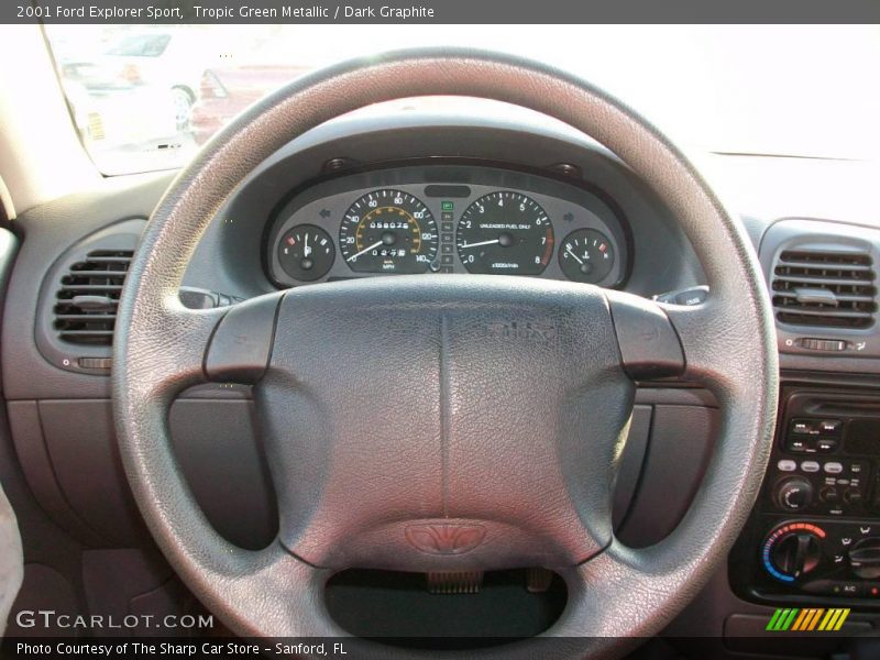 Tropic Green Metallic / Dark Graphite 2001 Ford Explorer Sport