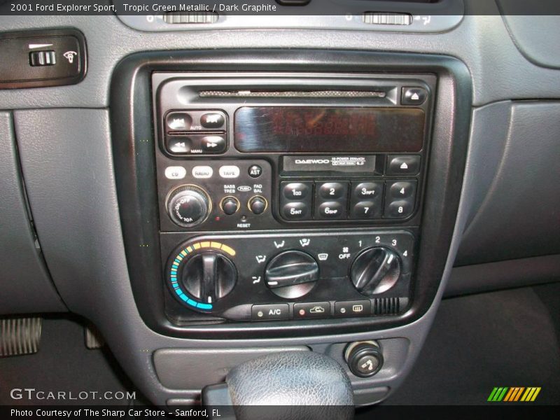 Tropic Green Metallic / Dark Graphite 2001 Ford Explorer Sport