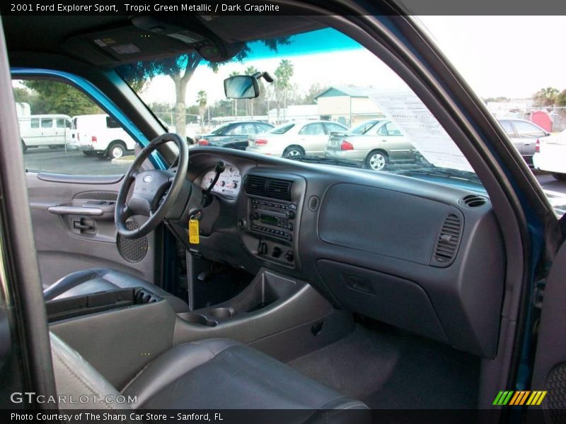 Tropic Green Metallic / Dark Graphite 2001 Ford Explorer Sport