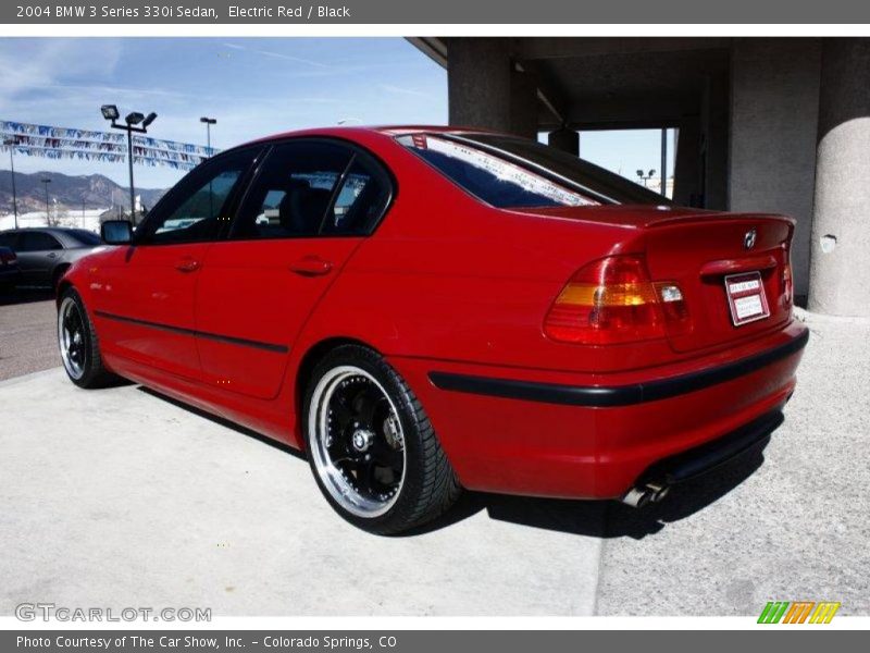 Electric Red / Black 2004 BMW 3 Series 330i Sedan