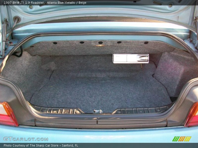 Atlanta Blue Metallic / Beige 1997 BMW Z3 1.9 Roadster