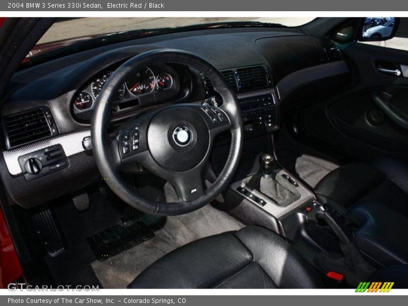 Electric Red / Black 2004 BMW 3 Series 330i Sedan
