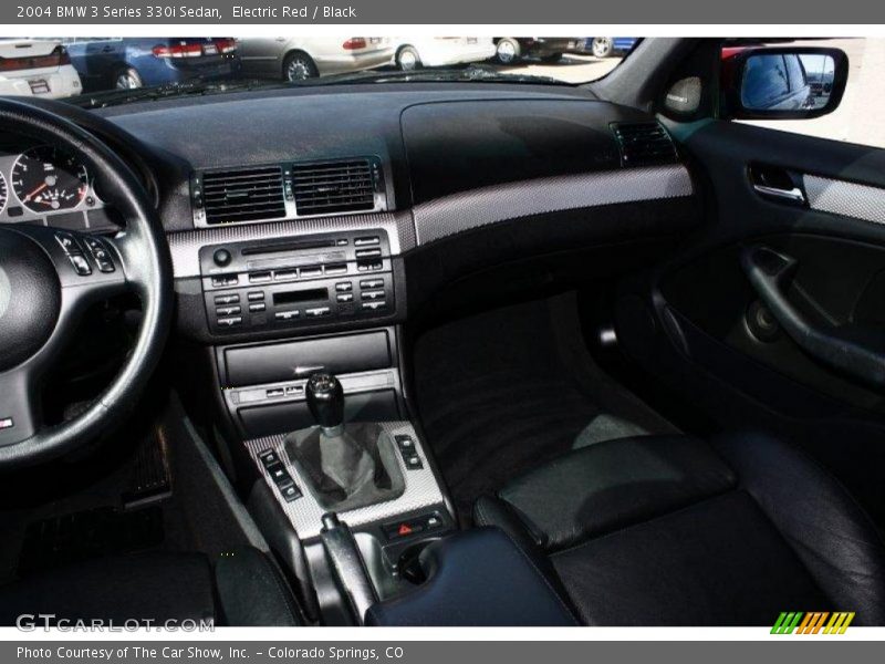 Electric Red / Black 2004 BMW 3 Series 330i Sedan