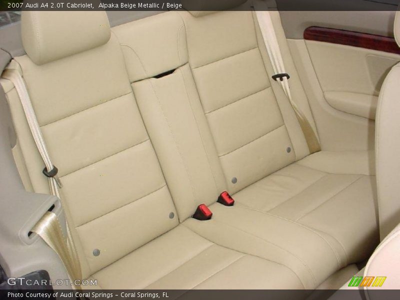 Alpaka Beige Metallic / Beige 2007 Audi A4 2.0T Cabriolet