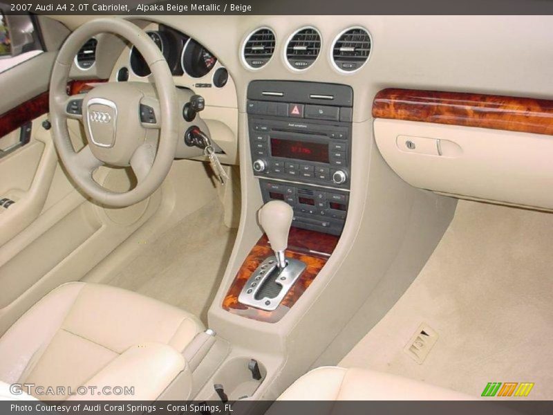 Alpaka Beige Metallic / Beige 2007 Audi A4 2.0T Cabriolet
