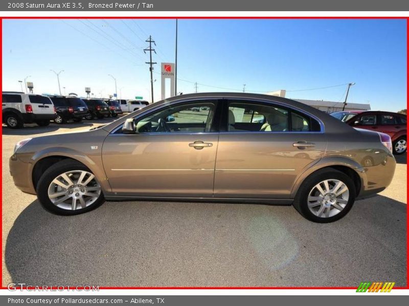 Bronzed Pewter / Tan 2008 Saturn Aura XE 3.5