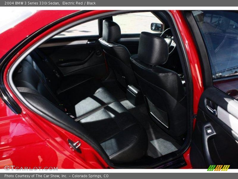 Electric Red / Black 2004 BMW 3 Series 330i Sedan