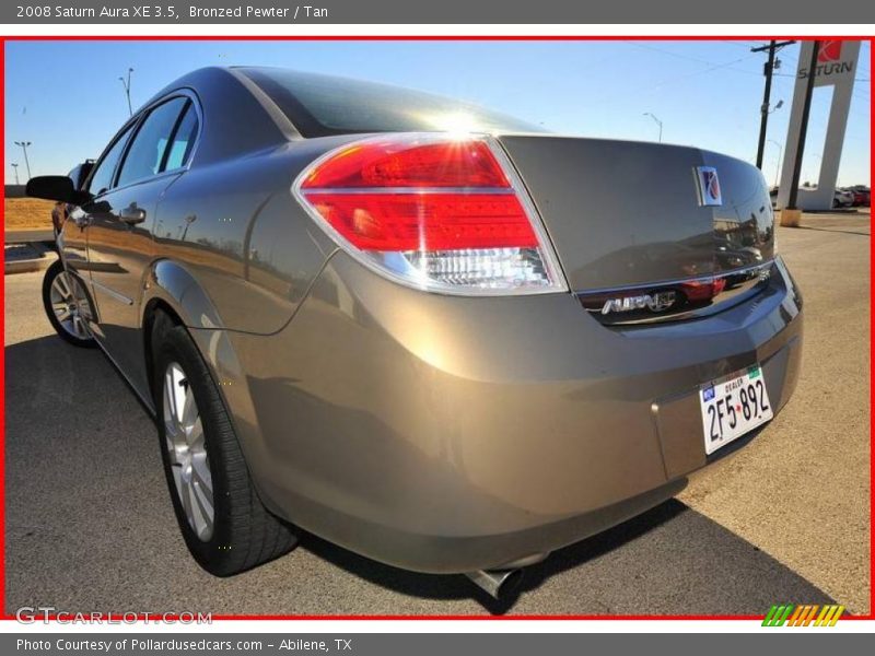 Bronzed Pewter / Tan 2008 Saturn Aura XE 3.5
