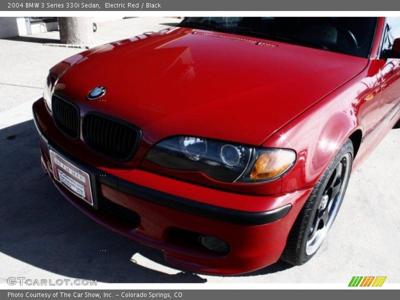 Electric Red / Black 2004 BMW 3 Series 330i Sedan