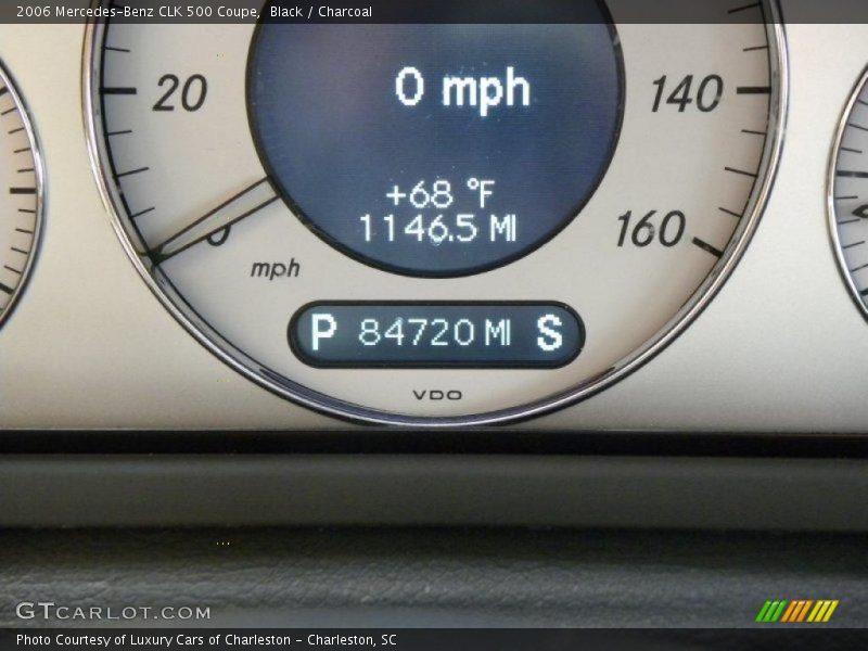 Black / Charcoal 2006 Mercedes-Benz CLK 500 Coupe